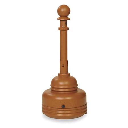Cigarette Receptacle, Brown, 1.25 gal MPN:1206BROWN