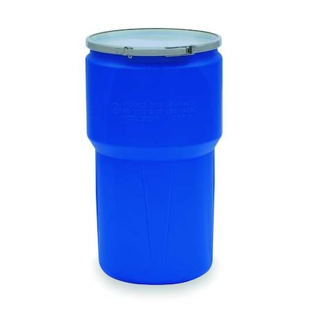 Open Head Transport Drum, Polyethylene, 14 gal, Unlined, Blue MPN:1610MBGF
