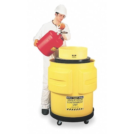 65 Gallon Single Salvage Drum Containment Unit - 1612 MPN:1612