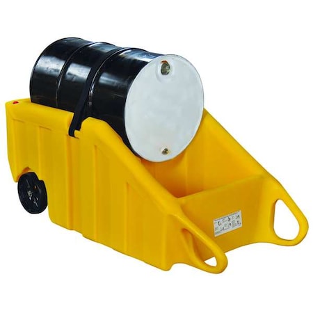 Drum Containment Dolly, Yellow, 69 in.H MPN:1617Y