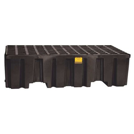 Spill Pallet, 66 gal Spill Capacity, 2 Drums, 4, 000 lb Load Capacity, Polyethylene MPN:1620B