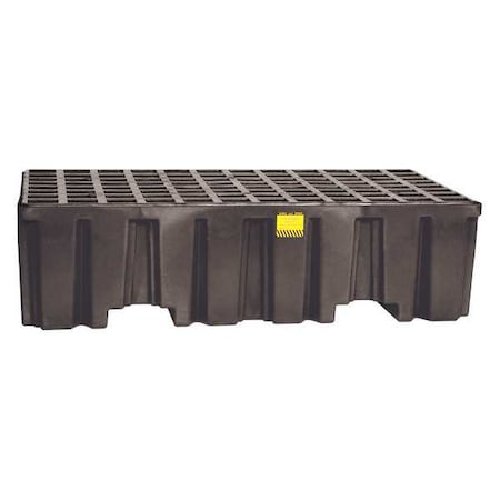 Spill Pallet, 66 gal Spill Capacity, 2 Drums, 4, 000 lb Load Capacity, Polyethylene MPN:1620BND