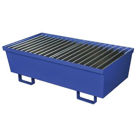 Spill Pallet, 74 gal Spill Capacity, 2 Drums, 2, 000 lb Load Capacity, Steel MPN:1620ST