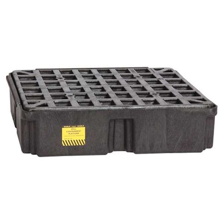 Spill Deck, 15 gal Spill Capacity, 1 Drums, 2, 000 lb Load Capacity, Polyethylene MPN:1633B