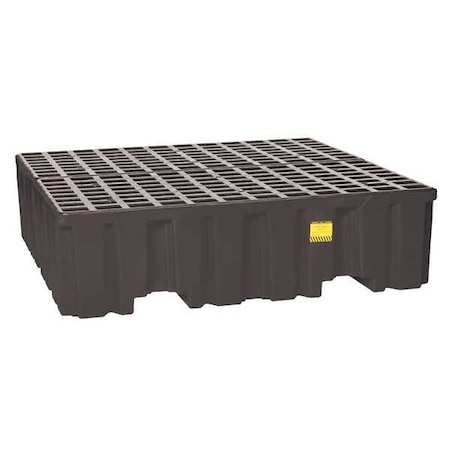 Spill Pallet, 132 gal Spill Capacity, 4 Drums, 8, 000 lb Load Capacity, Polyethylene MPN:1640BND