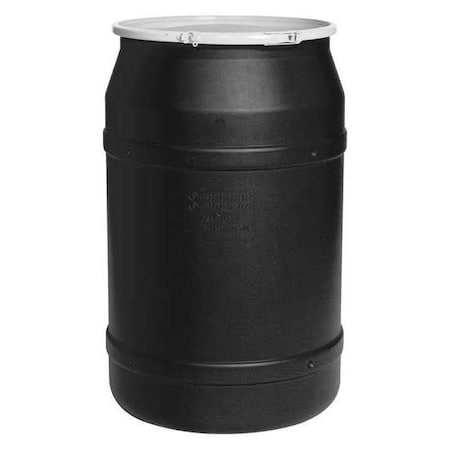 Open Head Poly Drum, w/Lock Ring, 55 gal. MPN:1656BLK