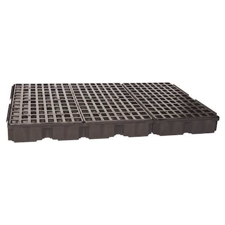 Spill Deck, 88 gal Spill Capacity, 6 Drums, 10, 000 lb Load Capacity, Polyethylene MPN:1686B