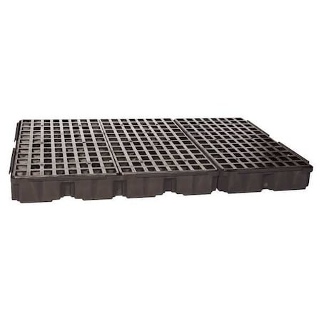 Spill Deck, 88 gal Spill Capacity, 6 Drums, 10, 000 lb Load Capacity, Polyethylene MPN:1686BD