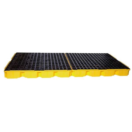 Spill Deck, 121 gal Spill Capacity, 8 Drums, 10, 000 lb Load Capacity, Polyethylene MPN:1688