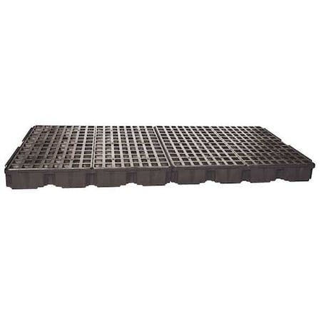 Spill Deck, 121 gal Spill Capacity, 8 Drums, 10, 000 lb Load Capacity, Polyethylene MPN:1688B