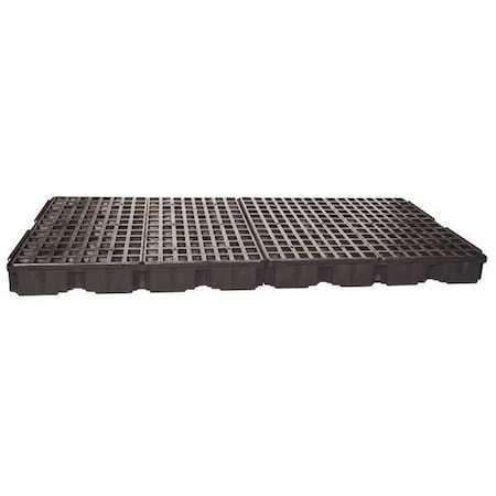 Spill Deck, 121 gal Spill Capacity, 8 Drums, 10, 000 lb Load Capacity, Polyethylene MPN:1688BD