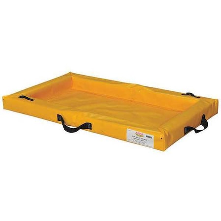 2'x4'x4', 20 Gallon Capacity, Spill Containment Berm, Yellow - T8003 MPN:T8003