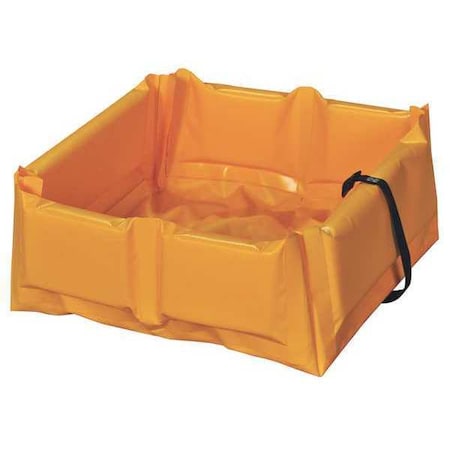 60 Gallon Capacity, Folding Spill Containment Berm, Yellow MPN:T8005FS