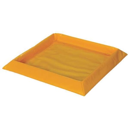 Spill Tray, Yellow, Square, 10 gal MPN:T8101