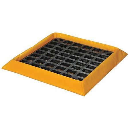 Spill Tray, Yellow, Rectangle, 45 gal MPN:T8105G