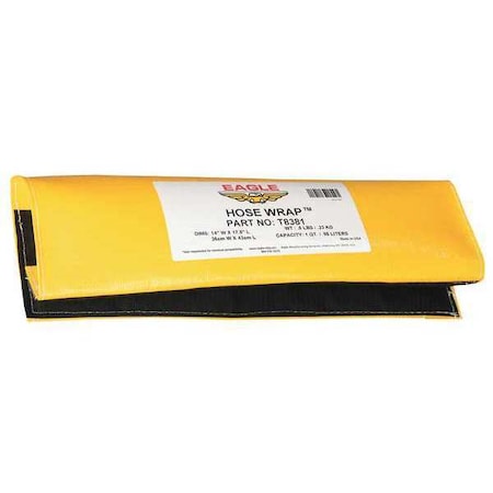 Hose Wrap that fits up to 10 in hose, Yellow - T8384 MPN:T8384
