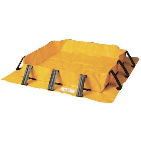 Spill Berm, 4 ft.Lx8 ft.Wx8 in.H, Yellow MPN:T8405