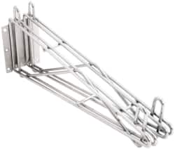 Stationary Wire Wall Mount Bracket: Use With Eagle MHC Shelving MPN:DWB14-S