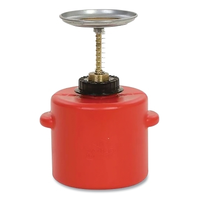 2-Qt Red Poly Safety Plunger Can MPN:P712