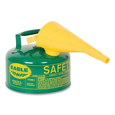 1 Gal Safety Can Type I Funnel Green MPN:UI10FSG
