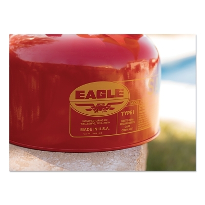 Type I Safety Can 2.5 Gallon Metal Red w/Funnel MPN:UI25FS