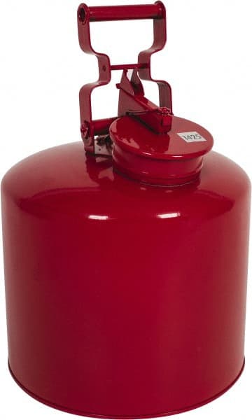 Safety Disposal Cans, Capacity: 5.0gal (US) , Can Material: Steel , Color: Red , Color: Red, Red , Overall Height: 18in  MPN:1425