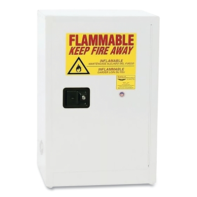 12GAL White Safety Storage Cabinet 1 Door Manu MPN:1925XWHTE