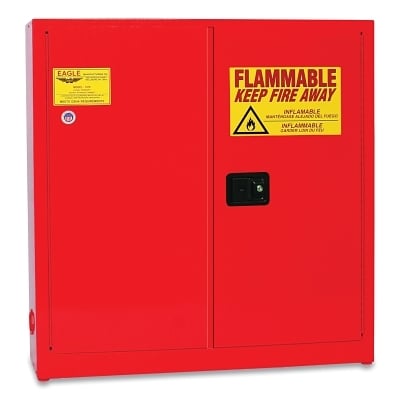 Red 24GAL Paint & Ink Aerosol Can Safety Cabinet MPN:1975XRED