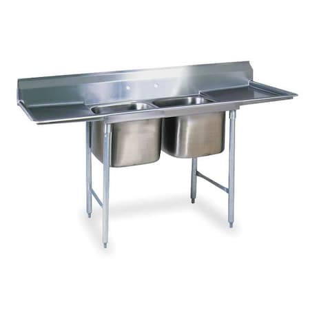 Kitchen Sink 16 in x 20 in, 2, 2, Floor MPN:314-16-2-18-SL