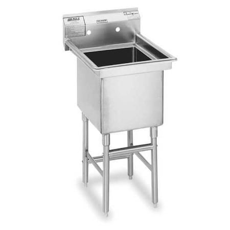 Kitchen Sink 18 in x 20 in, 1, 3, Floor Mount, 304 Stainless steel MPN:FN2018-1-14/3