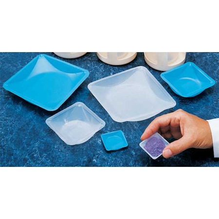 Weighing Dish, Blue, 5-1/2 In. L, PK500 MPN:WB-512-B