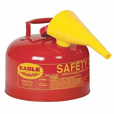 Type I Safety Can 2-1/2 gal Red MPN:UI25FS