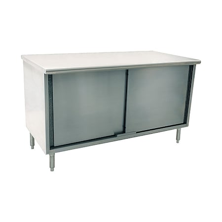 Cabinet Workbench, Silver, 30
