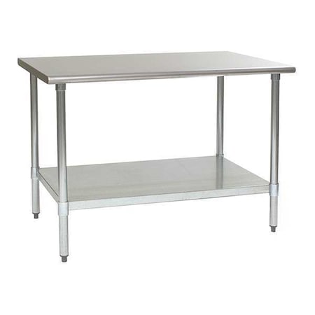 Table, SS Legs/Shelf, Deluxe, 24