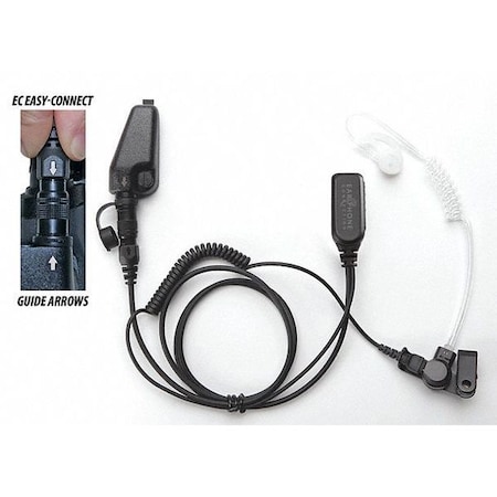 Lapel Microphone, No. of Wires 1, Black MPN:EP1311EC