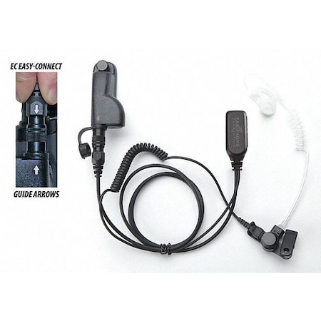 Lapel Microphone, No. of Wires 1, Black MPN:EP1334EC