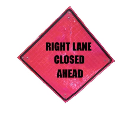 Bright Pink Roll Up Sign, 48