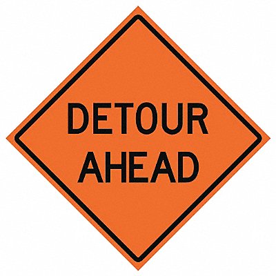 G7234 Detour Traffic Sign 36 x 36 MPN:669-C/36-MFO-DA