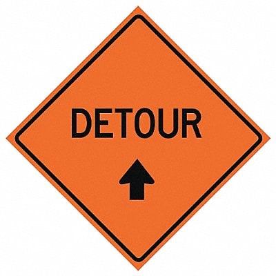G7233 Detour Traffic Sign 36 x 36 MPN:669-C/36-RVFO-D