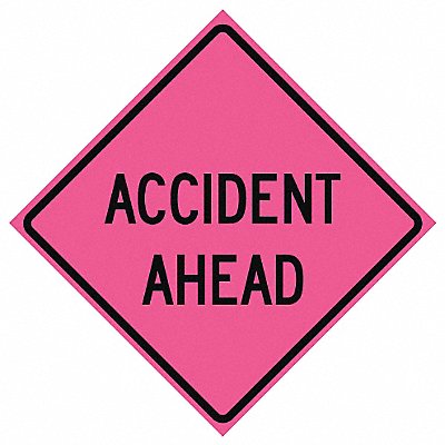 Accident Ahead Traffic Sign 36 x 36 MPN:669-C/36-SBFP-AA