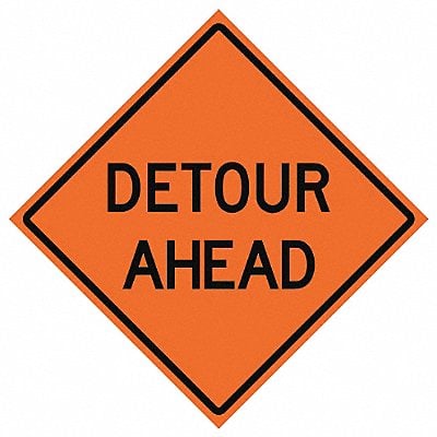 G7234 Detour Traffic Sign 48 x 48 MPN:669-C/48-DGFO-DA