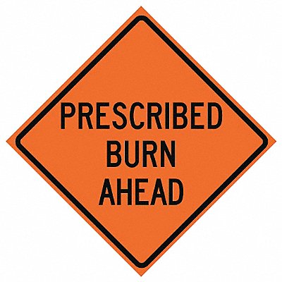 Prescribed Burn Traffic Sign 48 x 48 MPN:669-C/48-MO-PBA