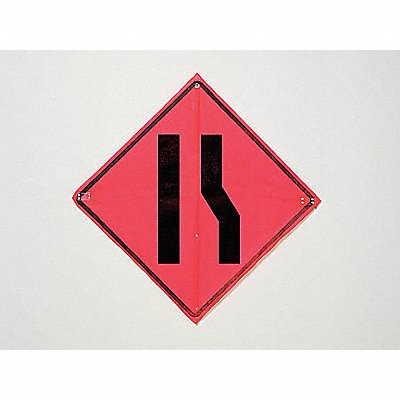 Lane Ends Traffic Sign 36 x 36 MPN:C/36-EMO-3FH-HD RIGHT LANE ENDS