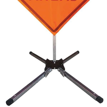 Sign Stand, Steel, 15 in Maximum Mast H MPN:669-C-101-S-KLSH