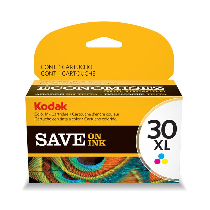 Kodak 30XL High-Yield Tri-Color Ink Cartridge, 1341080 (Min Order Qty 2) MPN:1341080
