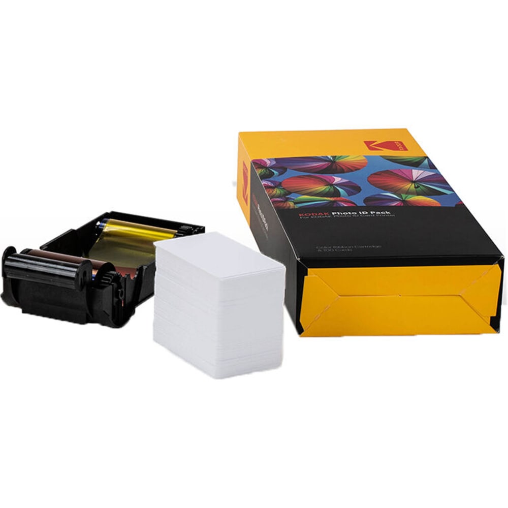 Kodak Photo ID Printer 653619 YMCKO Color Ribbon Easy-Load Replacement Kit MPN:653619