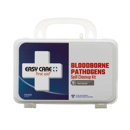 Bloodborne Pathogen Kit, 26 Components, 1-4 People Served, Plastic Case, 9 in x 6 in MPN:9999-2313