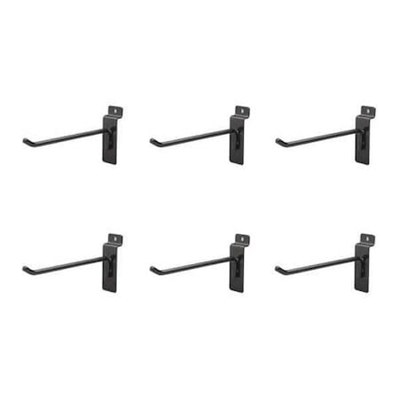 Hooks, Black, 6