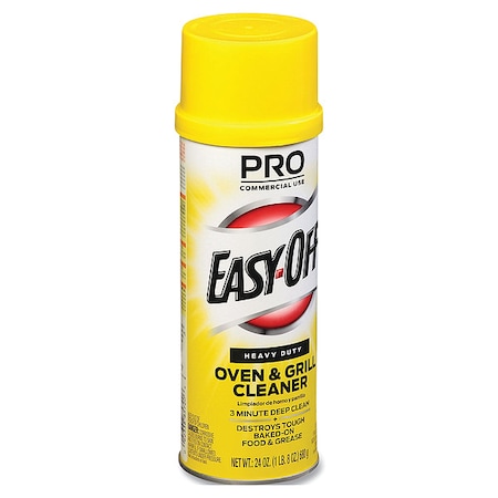 Oven and Grill Cleaner, Aerosol Can, 24 oz, Heavy Duty, Unscented, PK6 MPN:62338-04250