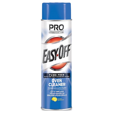 Fume Free Max Oven Cleaner, Foam, Lemon, 24 oz, Aerosol Spray, PK6 MPN:62338-74017
